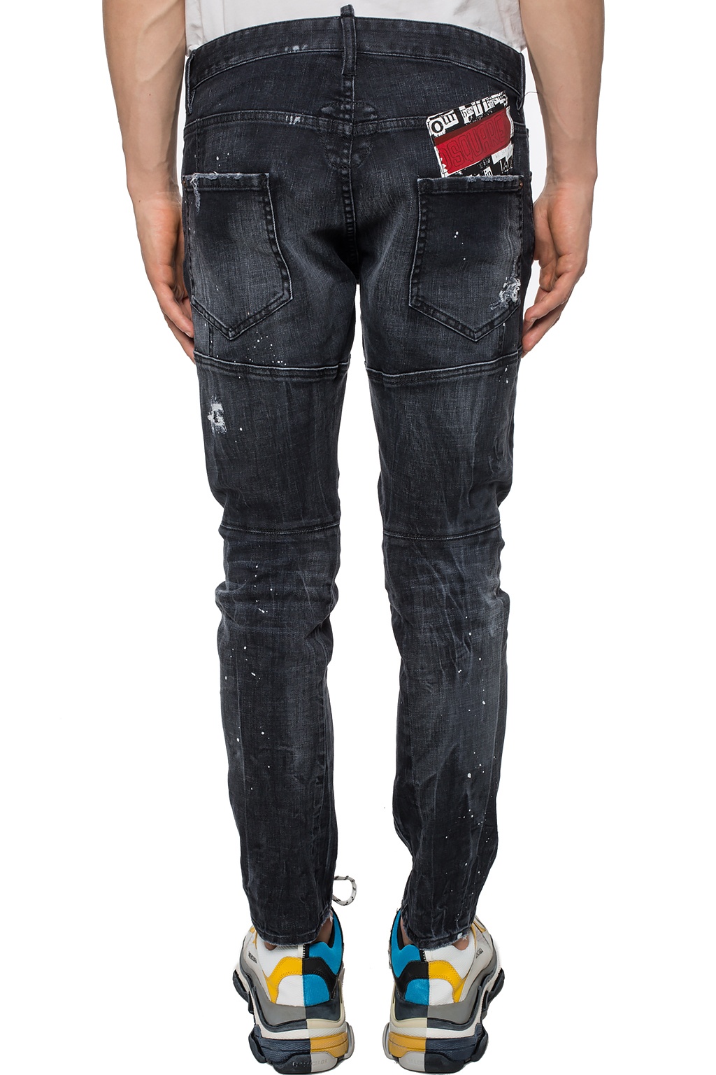 Black 'Tidy Biker Jean' jeans Dsquared2 - Vitkac Canada